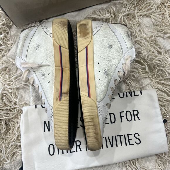 Golden Goose Mid Star Drummed Leather 38 NEW - Picture 6 of 15